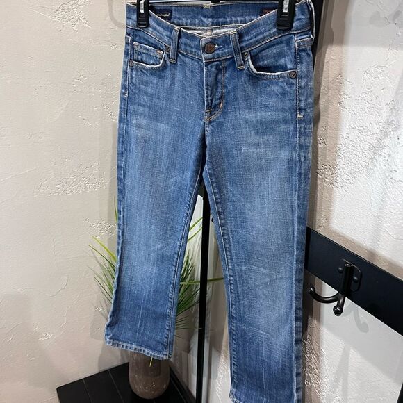 Citizens of humanity Kelly #063 low waist cropped jeans Y2K size 25 - Picture 2 of 16